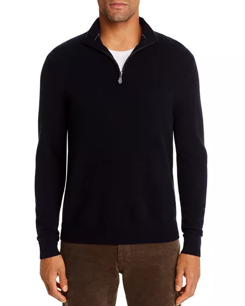 Cashmere Half-Zip Sweater - Exclusive | Bloomingdale's (US)