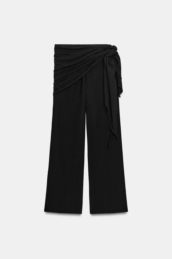SCARF WIDE LEG PANTS | Zara US