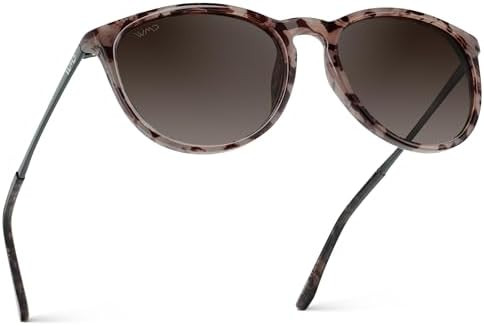 WearMe Pro Round Polarized Sunglasses for Women - UV400 Protection, Lightweight Frame, Vintage Re... | Amazon (US)