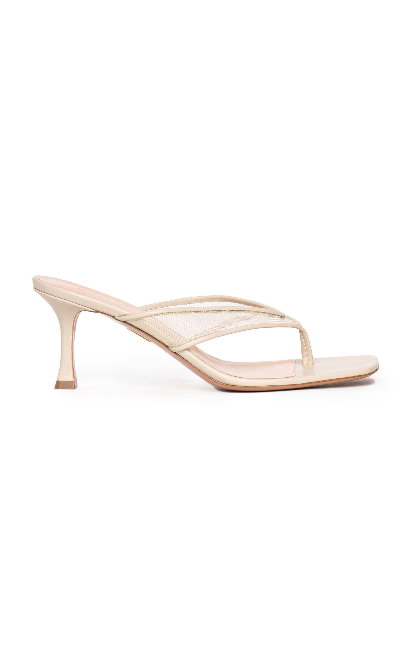 Seline Mesh Kitten Heel Sandals | Moda Operandi (Global)
