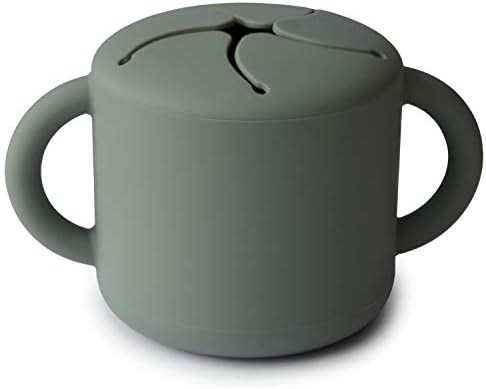 Amazon.com: mushie Silicone Snack Cup | Spill Proof Food Container for Toddler and Baby (Dried Th... | Amazon (US)