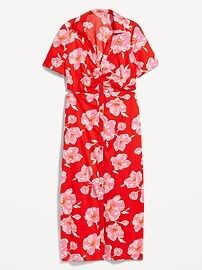 Cutout Midi Shirt Dress for Women | Old Navy (US)