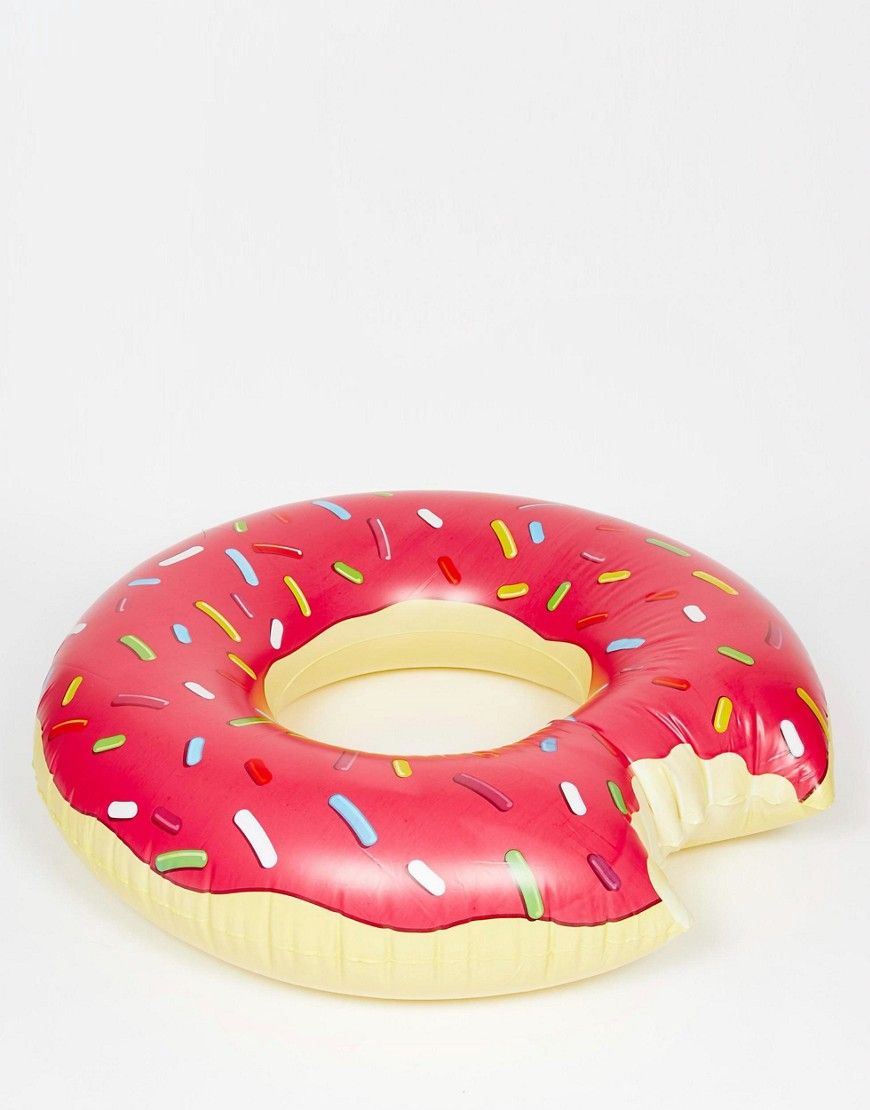 Big Mouth Inflatable Strawberry Donut - Multi | ASOS US