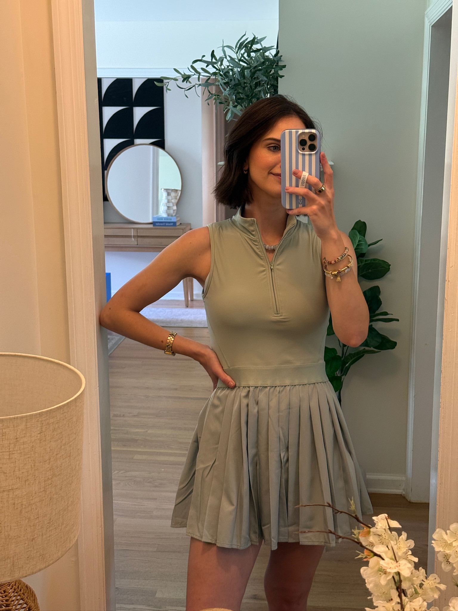 Enjoying a chic summer day in this pleated dress! Perfect for a day out.

wearing size small

tennis dress, summer outfit, comfy wear, summer style, hallie ragan

#LTKgrwm #LTKootd #LTKfitnessgoals