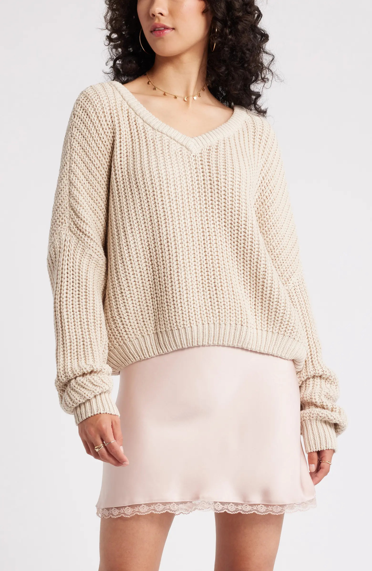 BP. Relaxed Reversible Sweater | Nordstrom | Nordstrom
