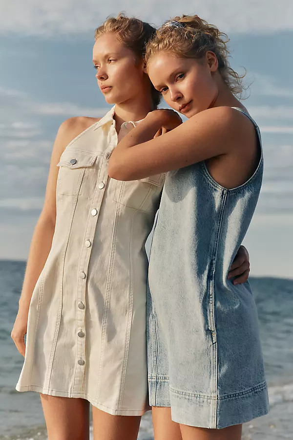Sleeveless Denim Mini Dress | Anthropologie (US)