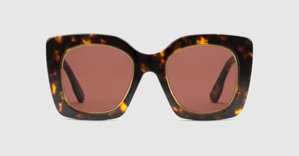 Oversize square-frame sunglasses | Gucci (US)