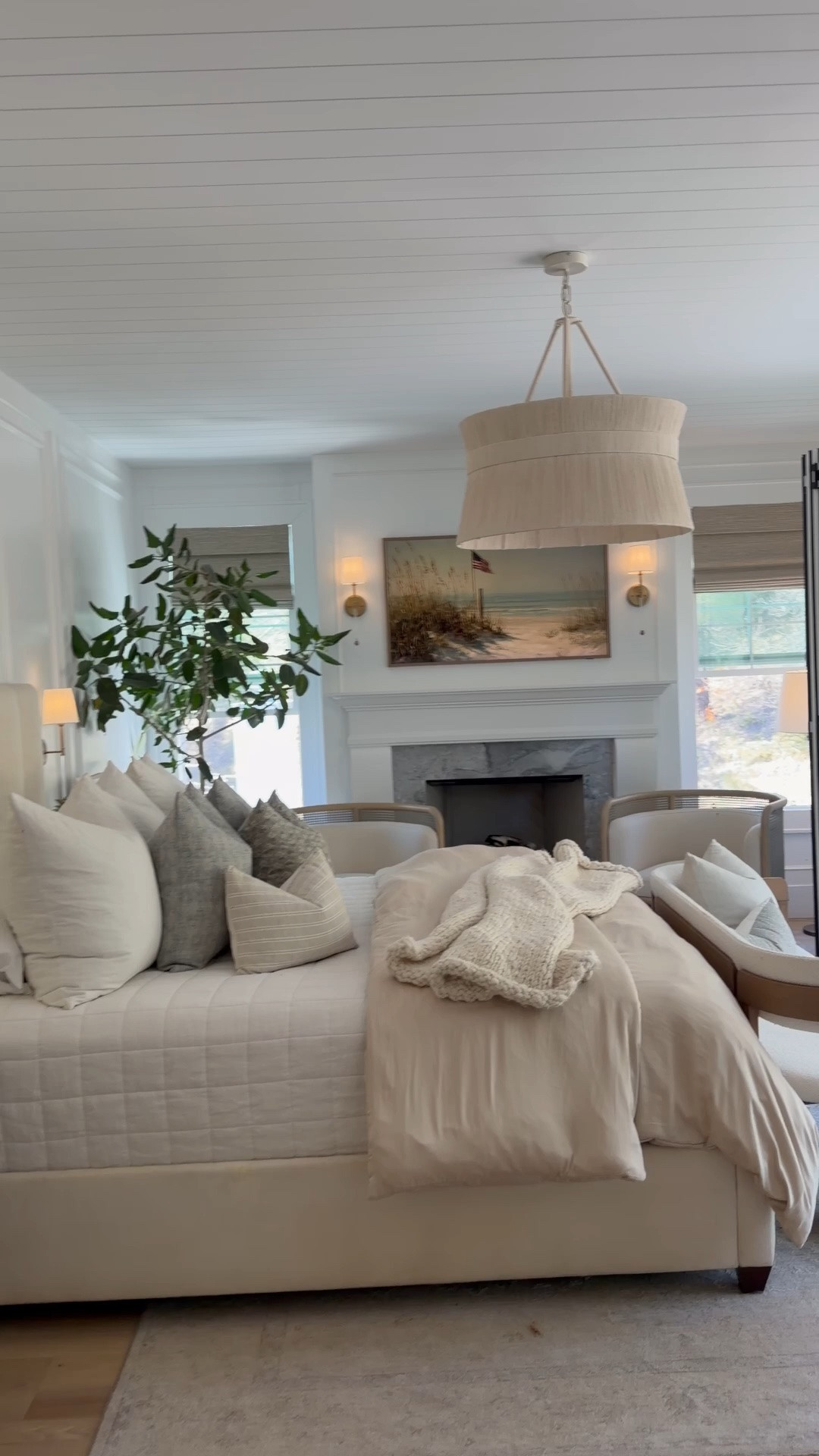 The color and texture of these drapes are absolute perfection they look designer and custom but are actually affordable! Color: Ivory White
• Pleat Style: Tailored Pleat
• Lining: Unlined
• Shape-Lock: Yes

#LTKSeasonal #LTKSaleAlert #LTKHome
