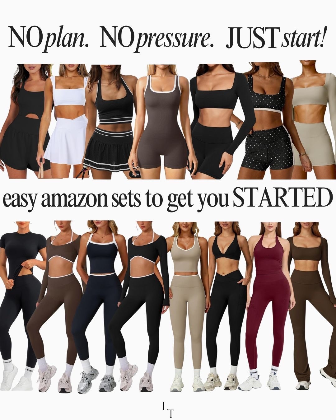 No plan. No pressure. Just start. 🖤

#LTKActive #LTKootd #LTKgrwm