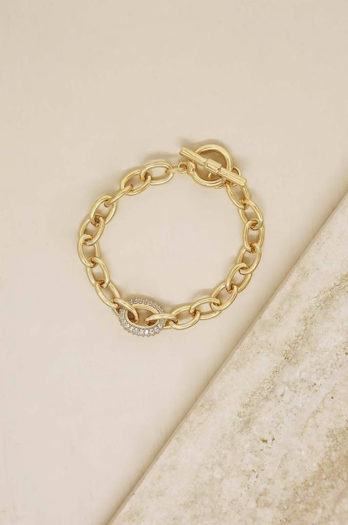 True to You 18k Gold Plated Chain Bracelet | Ettika