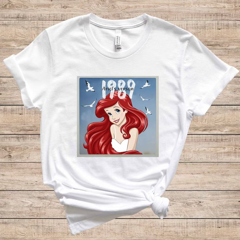 The Princess Tour Shirt - Cute Ariel Version Shirt - 1989 Ariel Version Shirt - Retro Walt Disney... | Etsy (US)