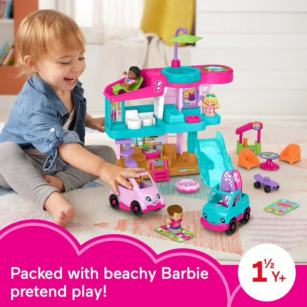 Fisher-Price Little People Barbie Beach House Playset | Sam's Club