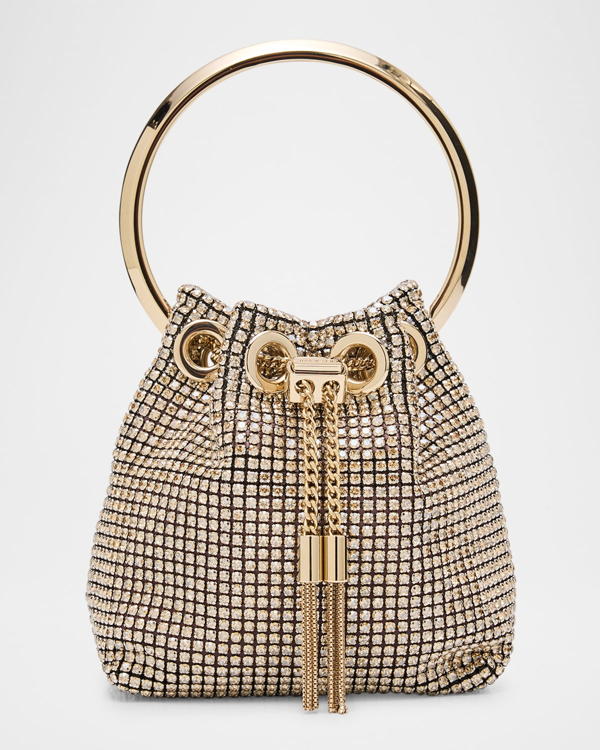 Bon Bon Micro Crystal Bucket Bag | Neiman Marcus