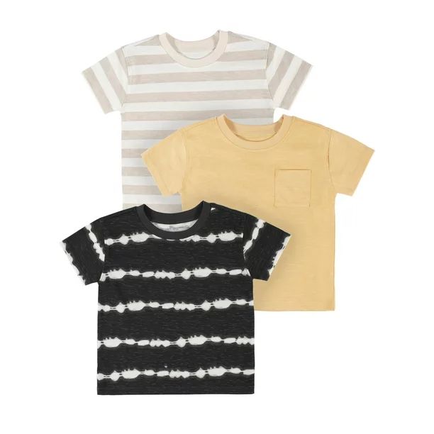 Modern Moments by Gerber Baby and Toddler Boy Short-Sleeve T-Shirts, 3-Pack, Sizes 12M-5T - Walma... | Walmart (US)