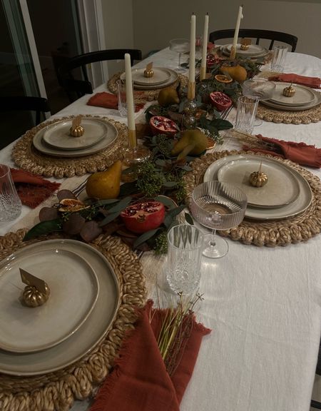 2023 thanksgiving tablescape 🤎🍂🦃 #thanksgiving #hosting #tablescape 

#LTKSeasonal #LTKparties #LTKHoliday