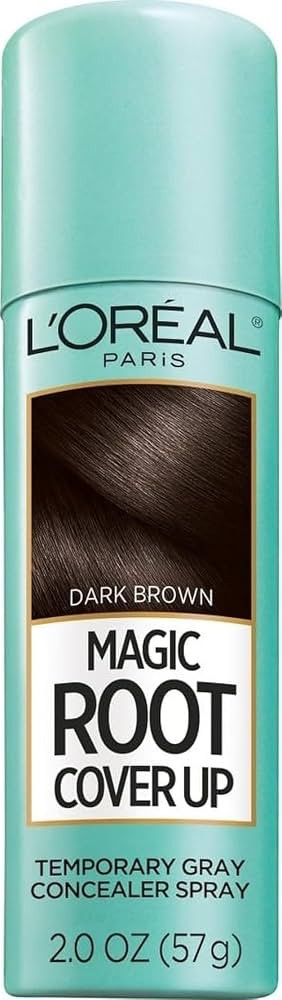 L'Oreal Paris Magic Root Cover Up Gray Hair Spray, 100% Gray Hair Coverage with Buildable, Lightw... | Amazon (US)