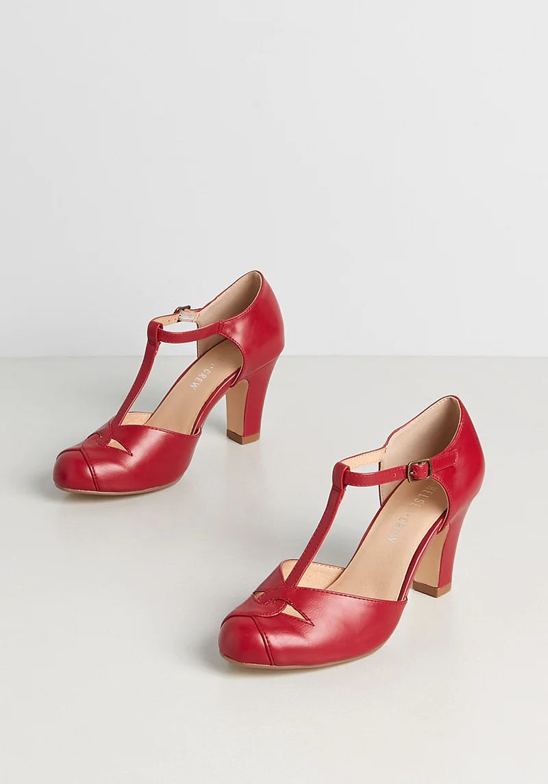 Going Out Glam T-Strap Heel | ModCloth