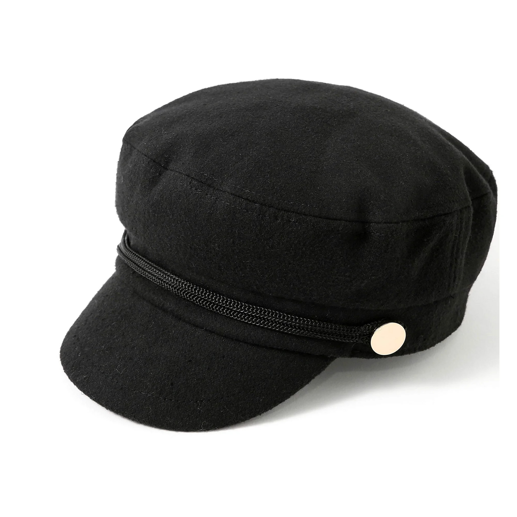 accsa Women Newsboy Cap Winter Fashion Baker Boy Hat Cabbie Pageboy Cap, One Size, Black | Walmart (US)