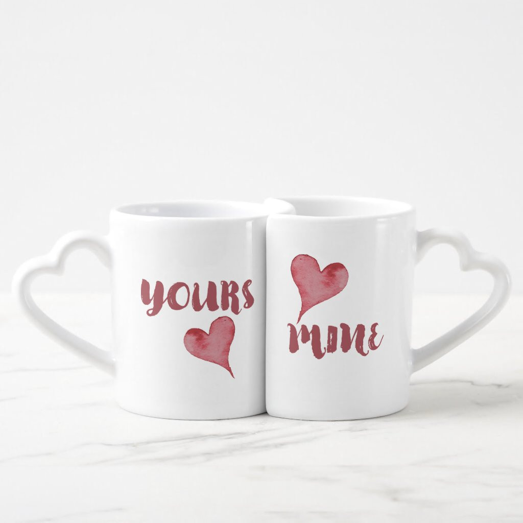 His and Her Personalized Lovers' mug | Zazzle