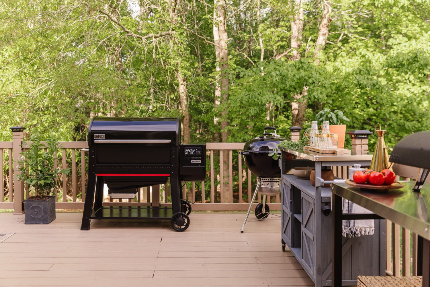 Andi's deck transformation includes a section for outdoor cooking and grilling - linked everything we used above! 

 

#LTKSeasonal #LTKHome #LTKParties