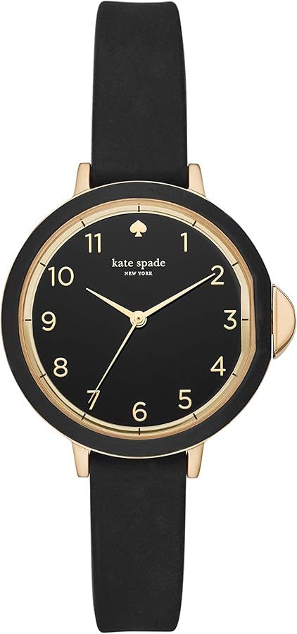 Kate Spade New York Women's Park Row Stainless Steel and Silicone Quartz Watch | Amazon (US)