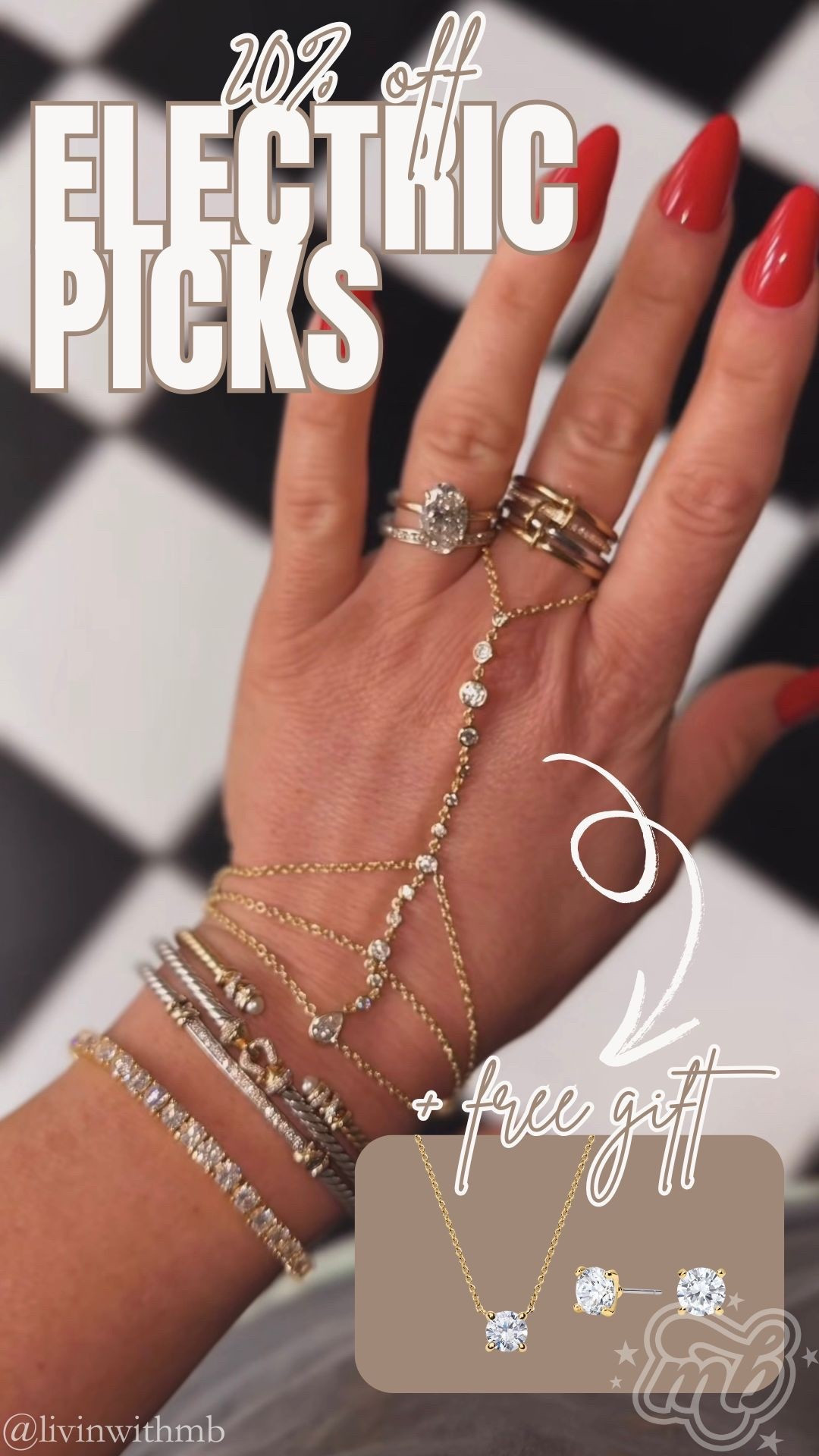 Electric Picks bundle for my birthday month! 🥳

Save 20% off your purchase + get a free gift! Use code: MB20

All Electric Picks pieces are tarnish-resistant, and have a lifetime guarantee!

#electricpickspartner

#LTKSpringSale #LTKSeasonal #LTKSaleAlert