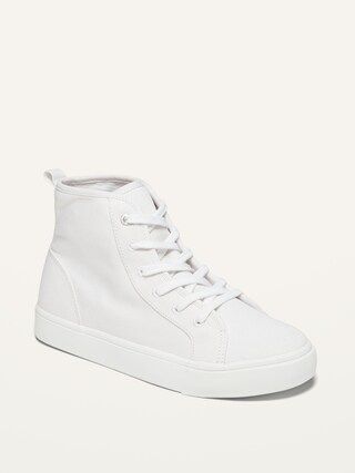 Gender-Neutral Canvas High-Top Sneakers for Kids | Old Navy (US)