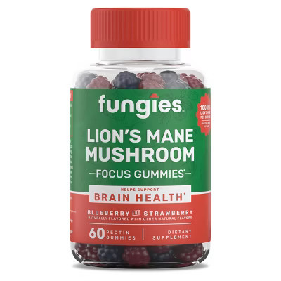 Fungies Lion's Mane Mushroom Focus Vitamin Vegan Gummies - 60ct | Target