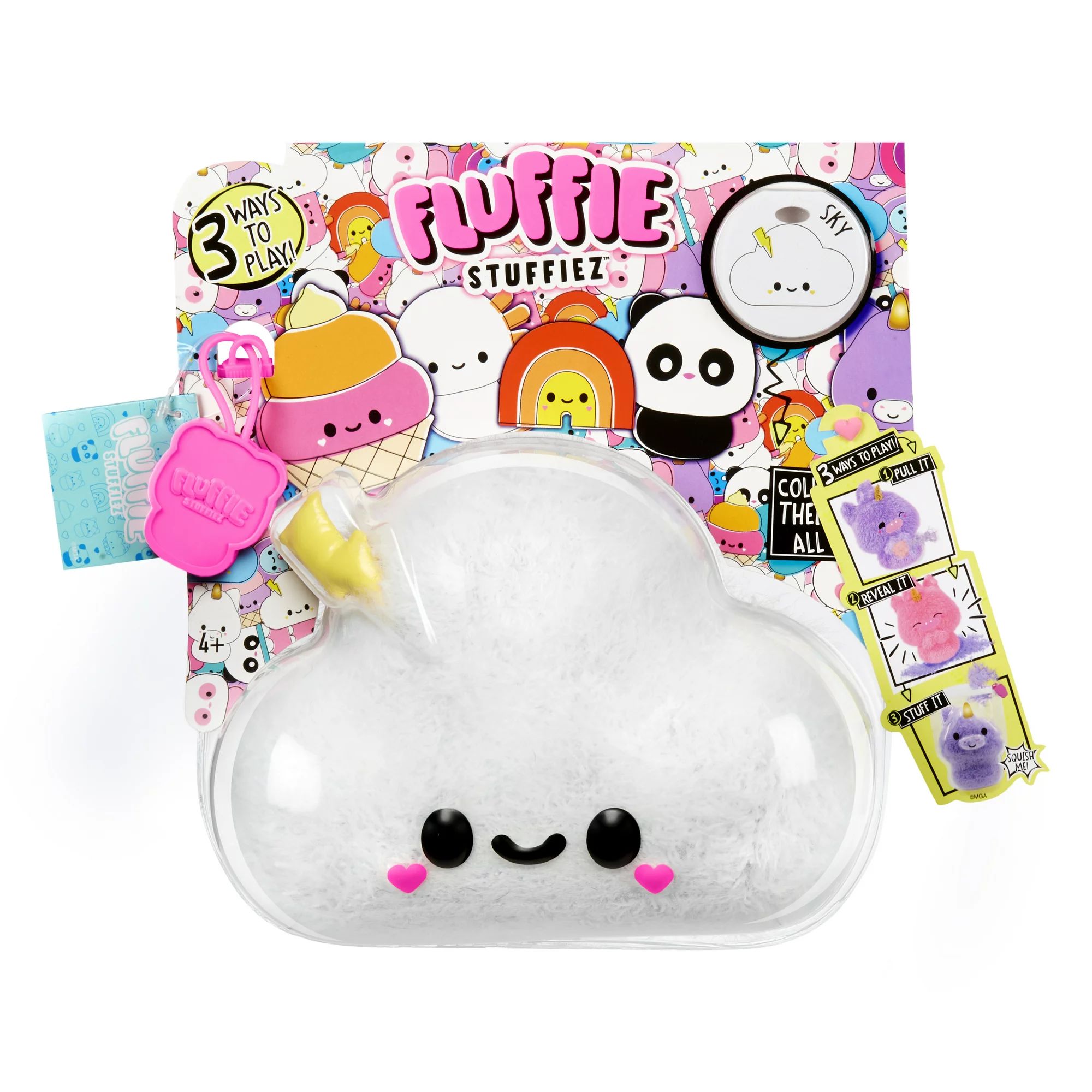 Fluffie Stuffiez Cloud Small Collectible Feature Plush -  Surprise Reveal Unboxing with Huggable ... | Walmart (US)