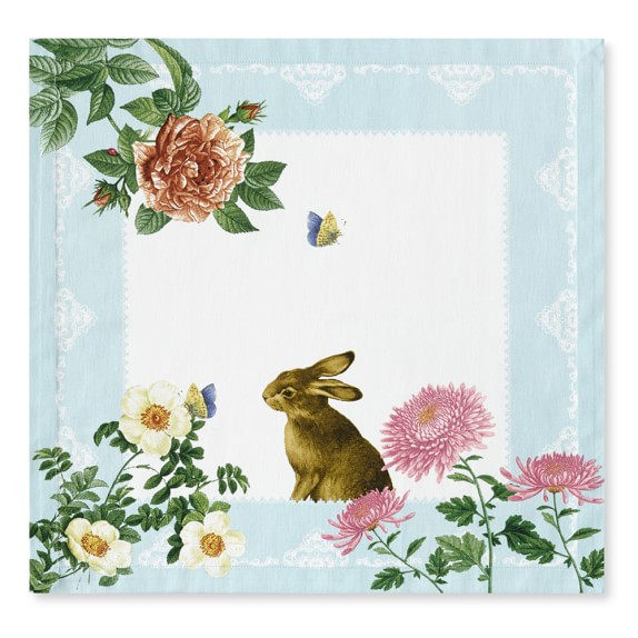 Garden Bunny Napkins | Williams-Sonoma