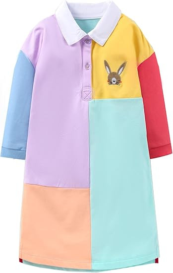 Frogwill Winter Toddler Girls Rainbow Pencils Sweatshirt Dress Long Sleeve Outfit | Amazon (US)