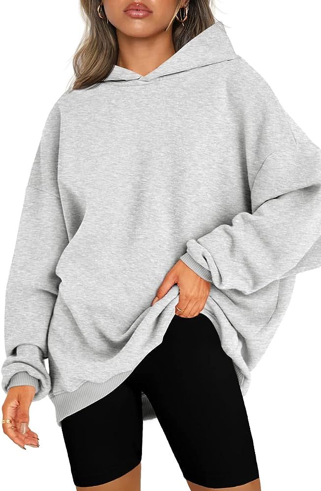 EFAN Womens Oversized Hoodies Sweatshirts Fleece Hooded Pullover Tops Sweaters Casual Comfy Fall ... | Amazon (US)