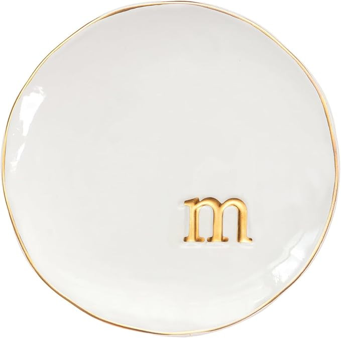 COLLECTIVE HOME - Ceramic Jewelry Tray, Decorative Trinket Dish for Rings Earrings Necklaces Brac... | Amazon (US)