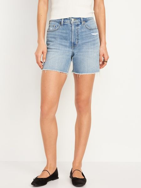 High-Waisted OG Jean Shorts -- 5-inch inseam | Old Navy (US)