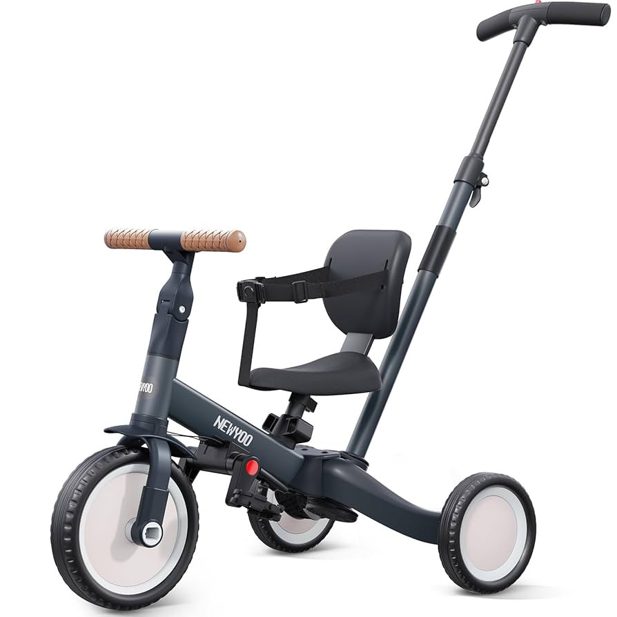 newyoo Tricycle for Toddlers 1-3, Toddler Bike, Trike with Push Handle, Perfect Boys and Girls Bi... | Amazon (US)