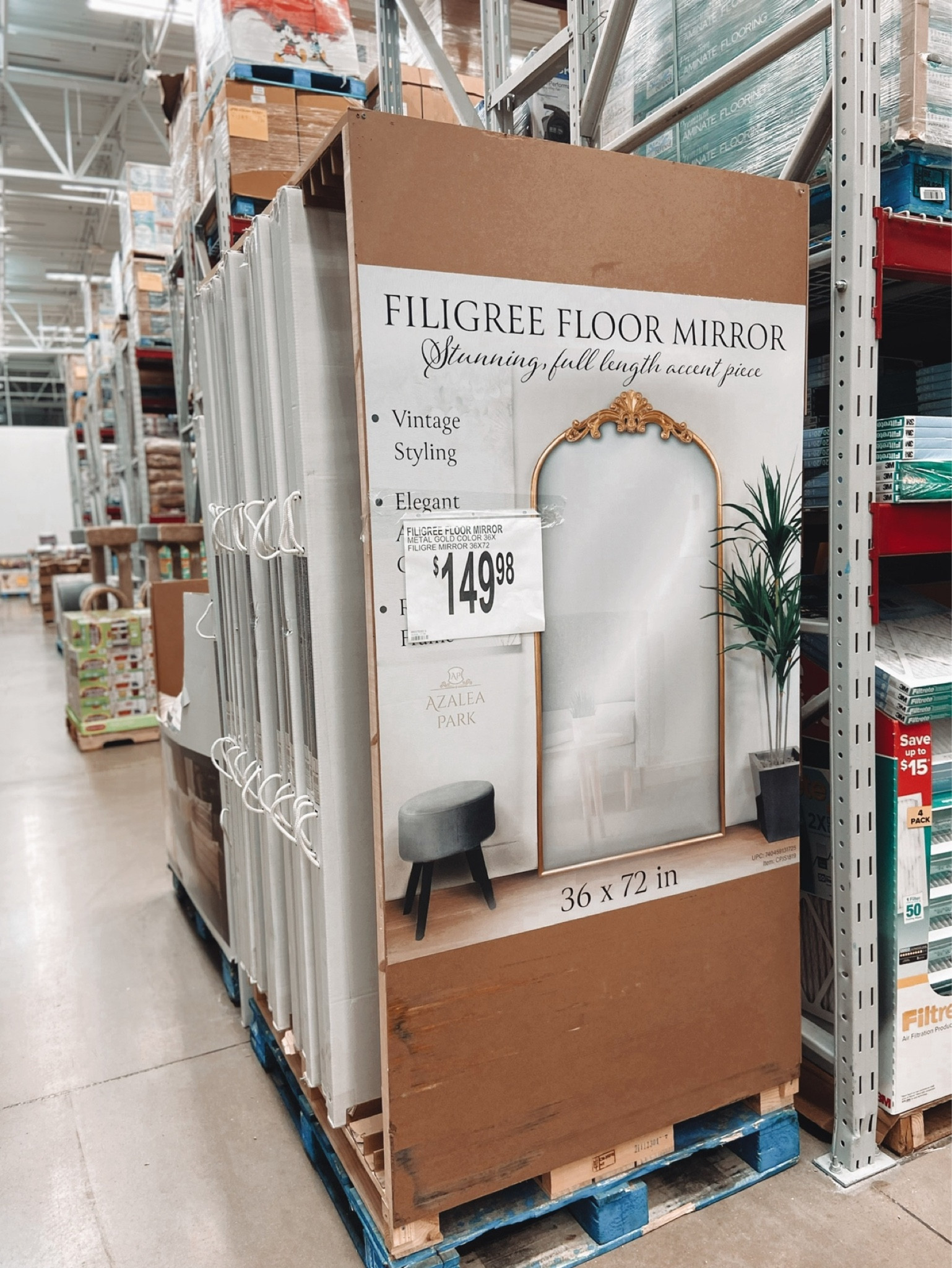 Azalea Park Filigree Floor Mirror, … curated on LTK