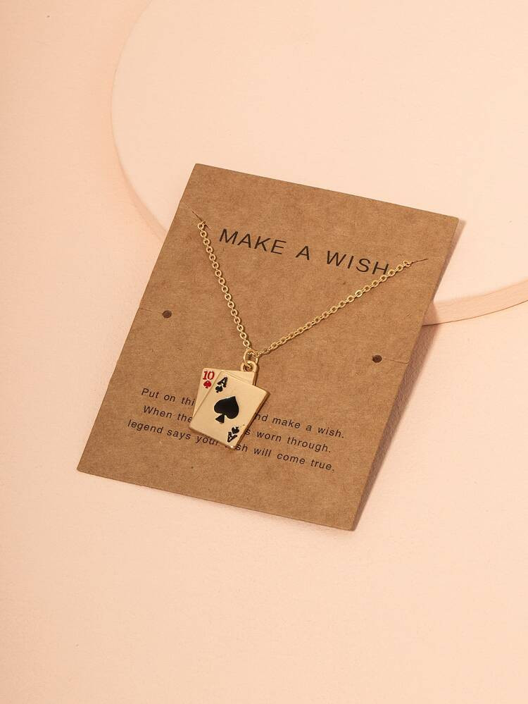 Playing Card Necklace | SHEIN