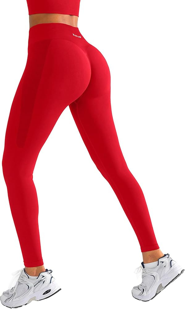 Women's Seamless Tummy Control Leggings Fitness Buttery Soft High Waist Workout Gym Yoga Pants | Amazon (US)