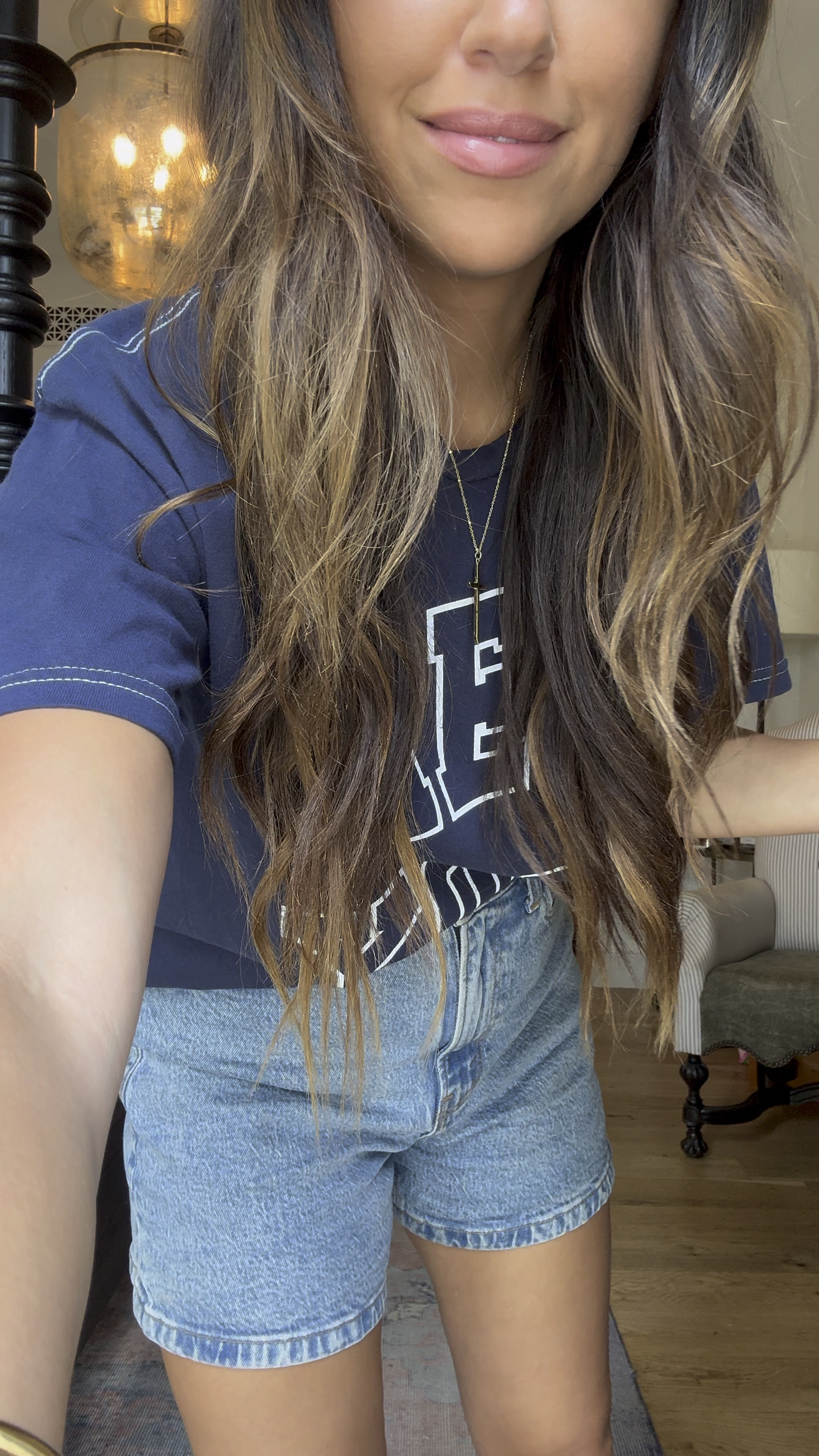 Tee: medium
Skirt: small
Jean shorts: 28
Shoes: 7.5 (would size down 1 more half size) 

#LTKSummerSales #LTKSaleAlert #LTKxNSale