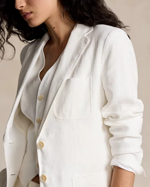 Linen Blazer for Women | Ralph Lauren® UK | Ralph Lauren (UK)