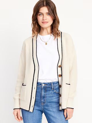 Relaxed Cardigan Sweater | Old Navy (US)
