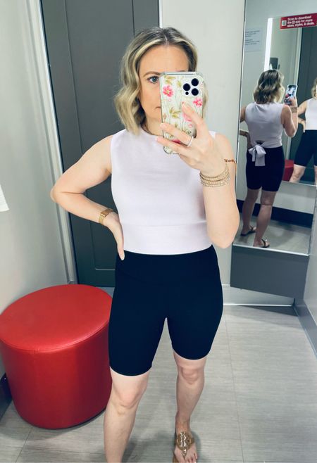 Super cute Tie Back Crewneck Sweater Tank Top  from Target, Wild Fable brand. It’s very cropped, I’m wearing M. 30% off now. Sale ends 5/27. 





Memorial Day sale 

#LTKSeasonal #LTKOver40 #LTKFindsUnder50