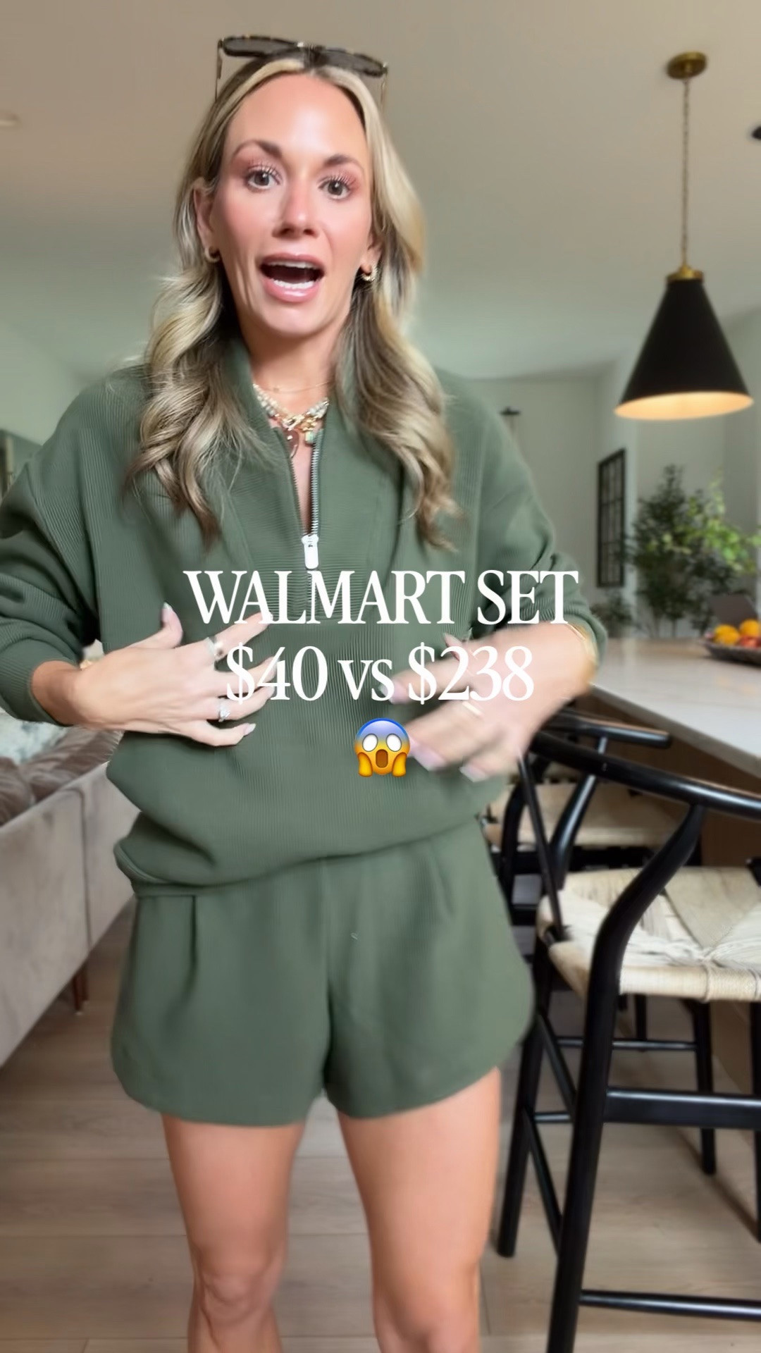 $40 Walmart Set vs $238! Looks and feels so much like the more expensive Varley set! Wearing an xs in pullover and shorts. 



Comfy set. Fall outfit. Casual outfit. Mom outfit.

#LTKootd #LTKmomlife #LTKgrwm