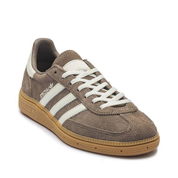 Womens adidas Handball Spezial Athletic Shoe - Earth Strata / Off White / Gum | Journeys
