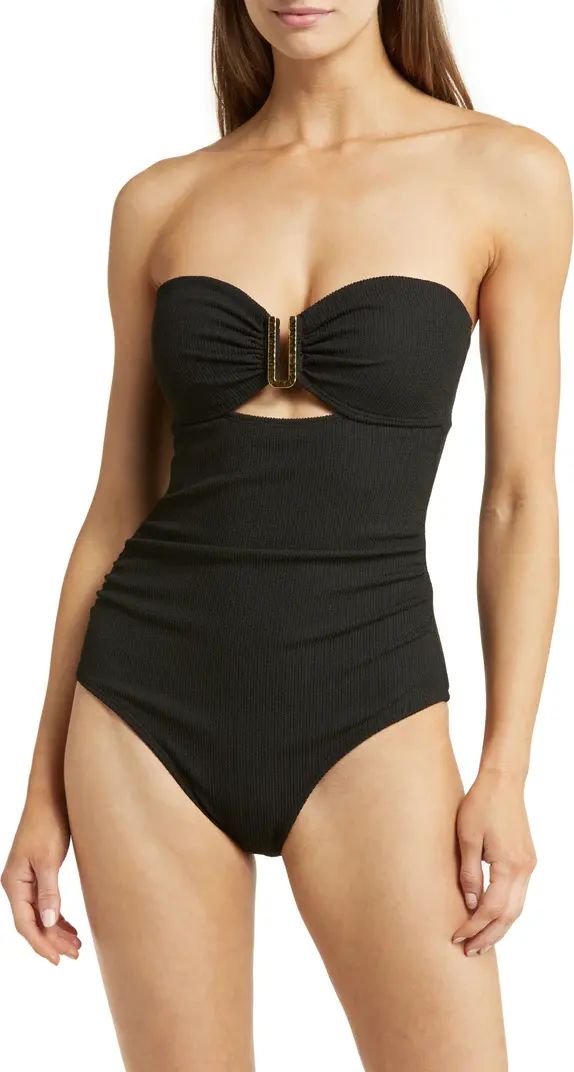 Lisa Ring Hardware One-Piece Swimsuit | Nordstrom