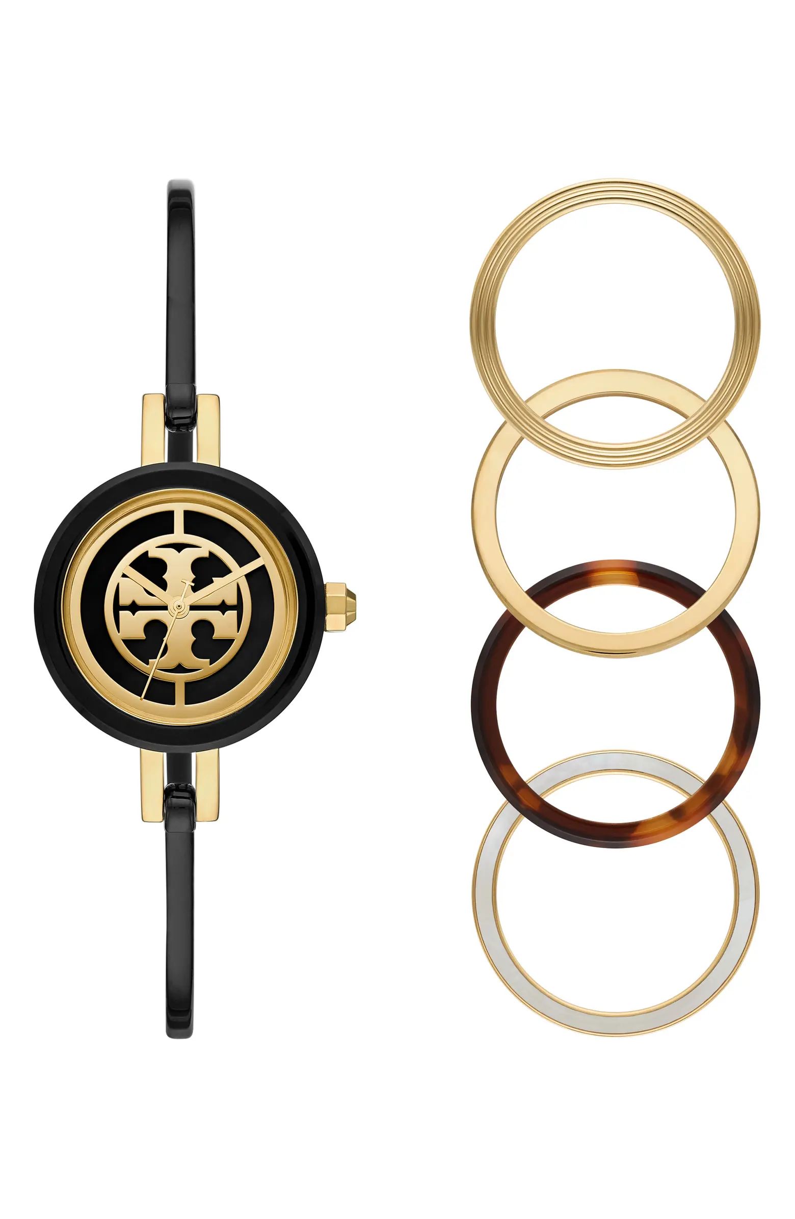 Tory Burch The Reva Bangle Watch Set, 28mm | Nordstrom | Nordstrom