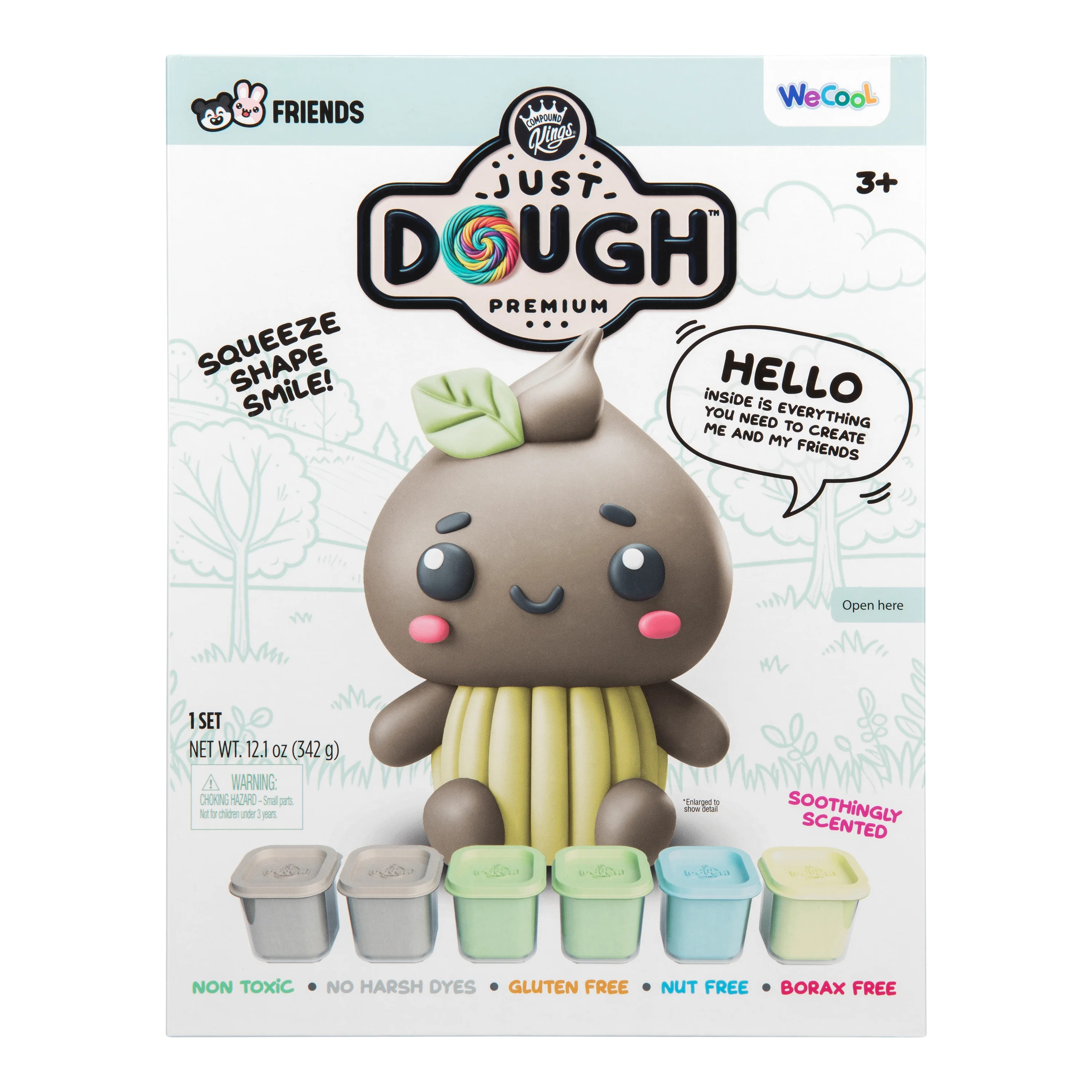 Compound Kings, Just Dough, Play Dough, Dumpling Character Pack, Multicolor, Children Ages 3 and ... | Walmart (US)
