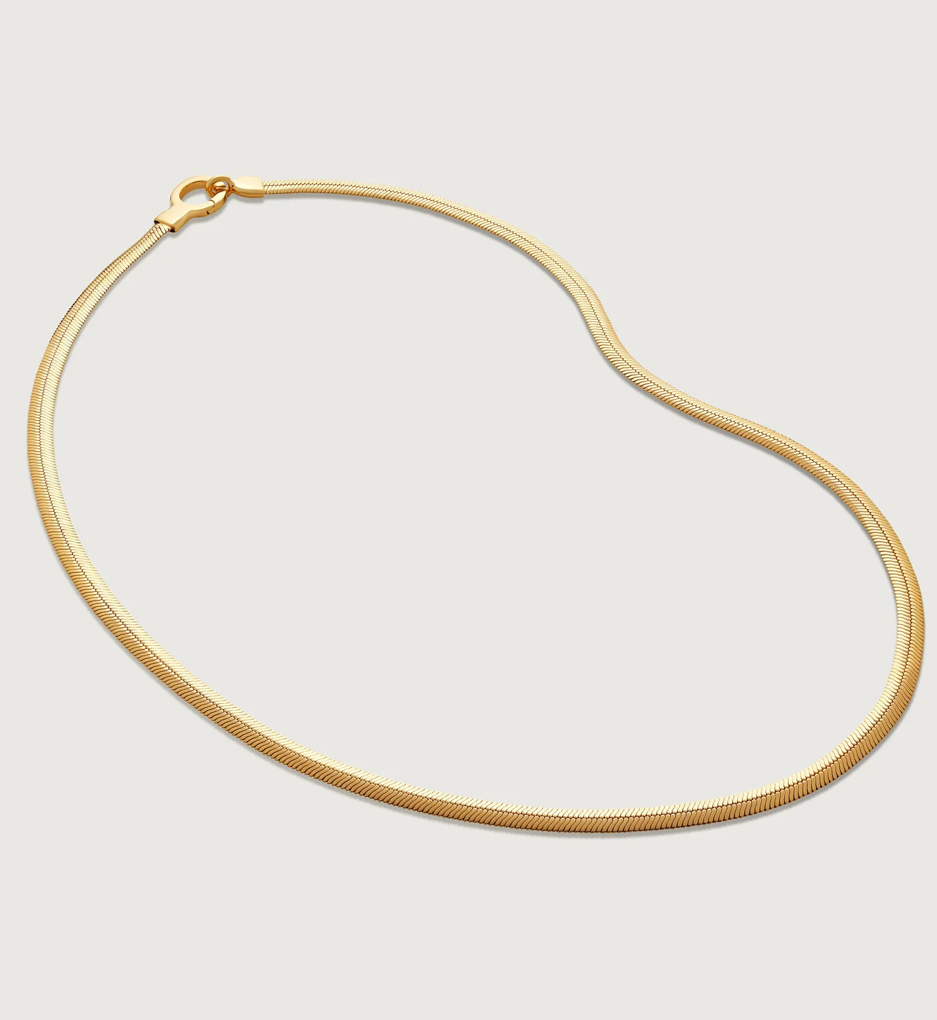 Snake Chain Necklace 20' | Monica Vinader (Global)