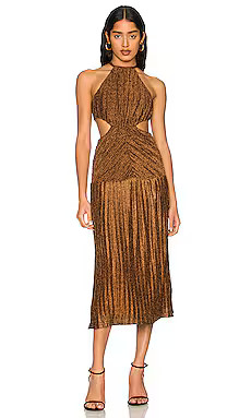 MISHA Odette Dress in Copper from Revolve.com | Revolve Clothing (Global)