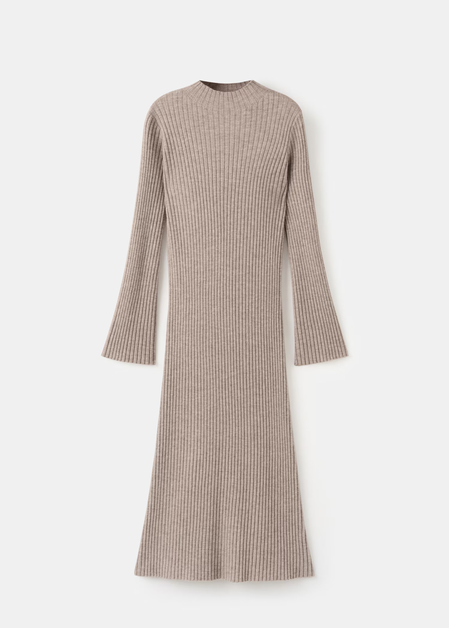 Perkins-neck ribbed dress | Mango (US/MX/AU)